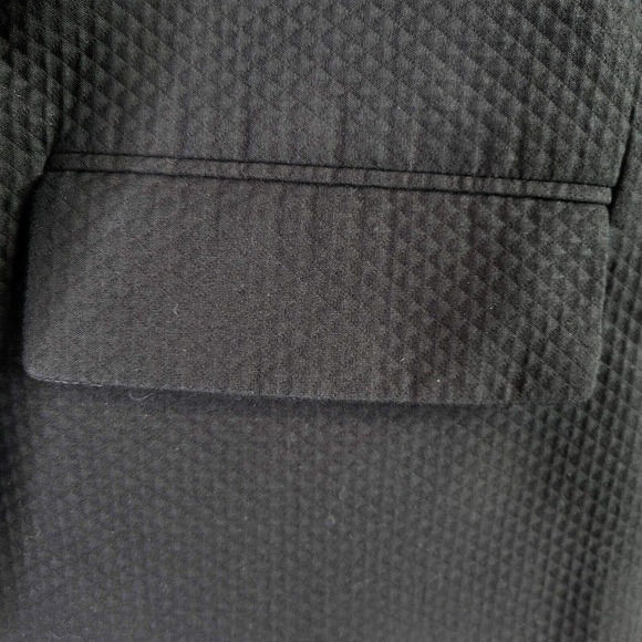 Talbots Women's Blazer Plus Size 16 Button Front Lined Cotton Textured - Picture 6 of 9